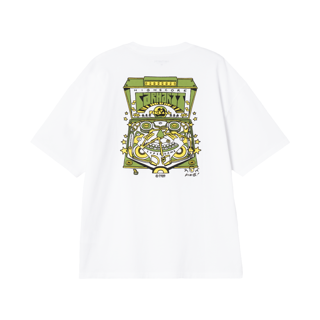 칼하트 WIP 숏슬리브 핀볼 티셔츠 화이트(Carhartt WIP S/S Pinball T-Shirt White) - 2