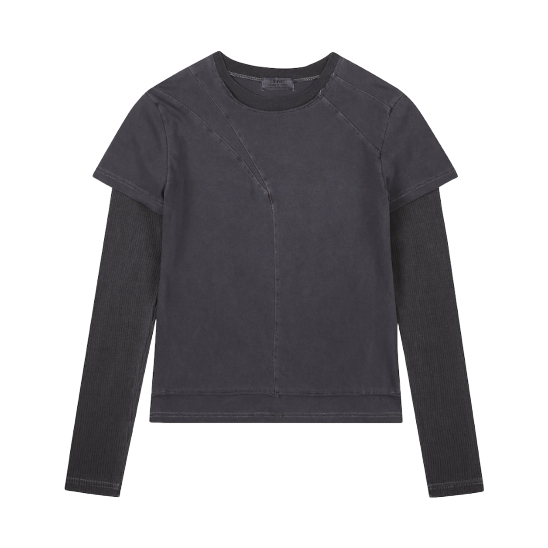 디에스엠티 우먼 패널 레이어드 티 피그먼트(DSMT (W) Panel Layered Tee Pigment)