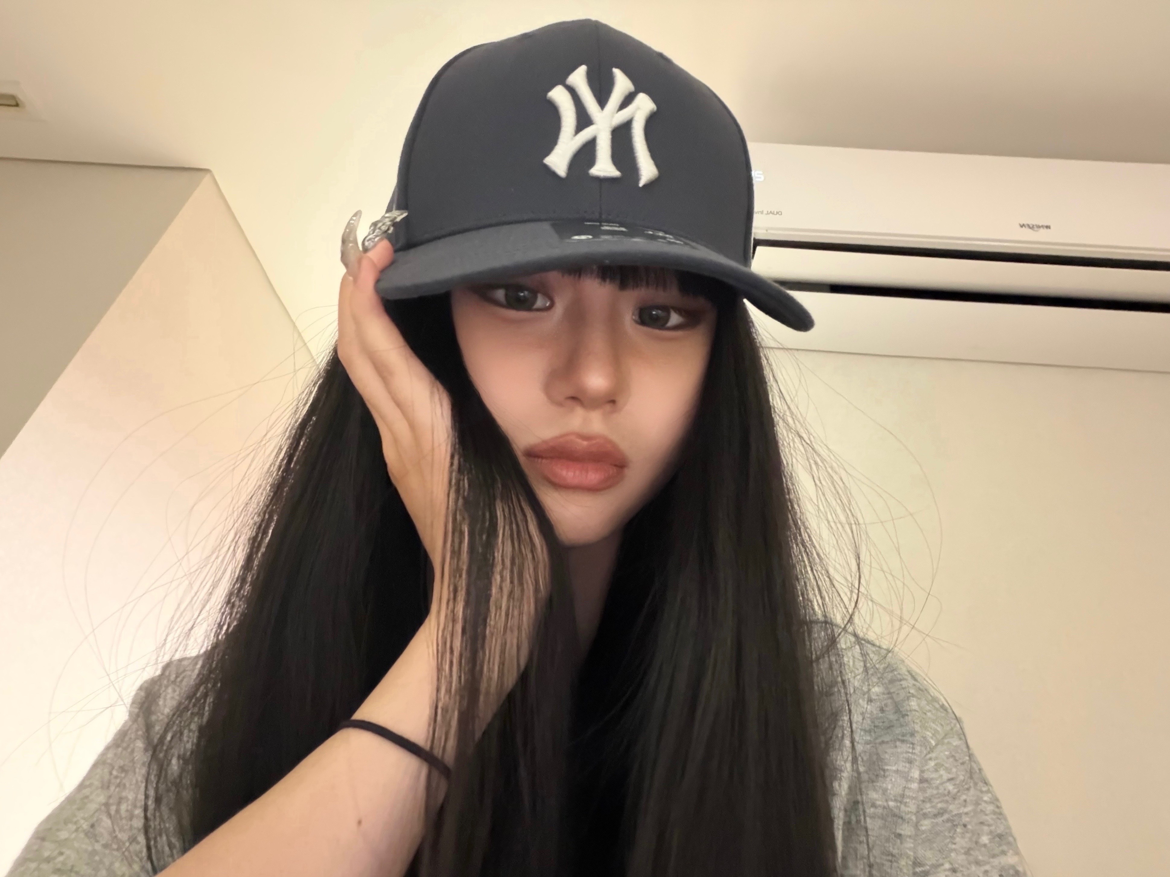 Nike Heritage 86 MLB New York Yankees Adjustable Hat Navy 착용 스타일