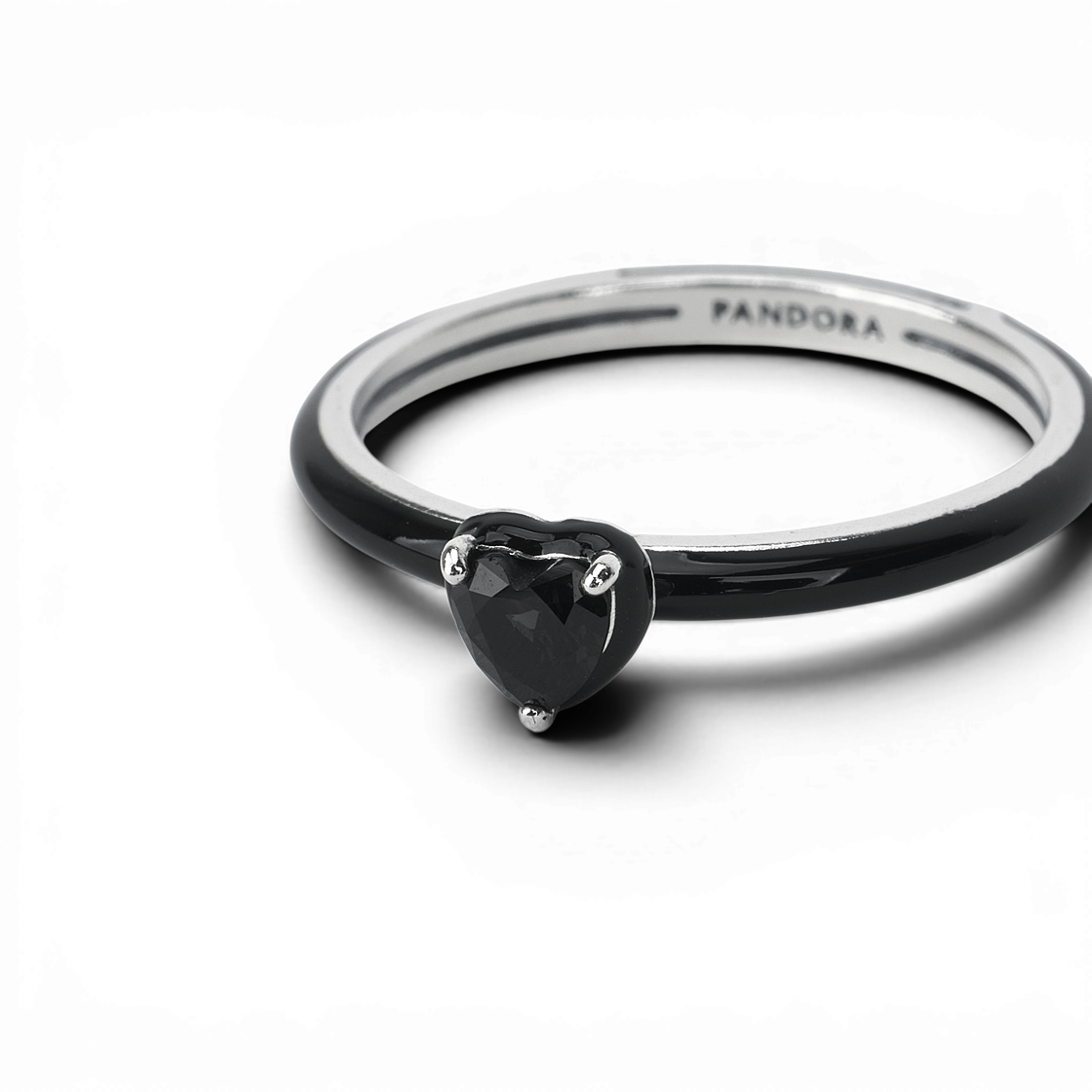 (W) 판도라 미 차크라 하트 링 블랙((W) Pandora ME Chakra Heart Ring Black) - 3