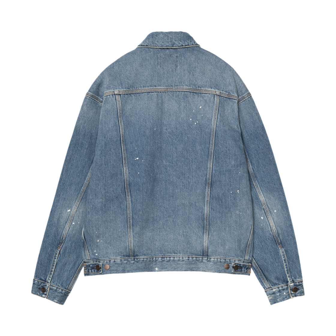 칼하트 WIP 헬스턴 자켓 블루 디스트로이 워시 스플레터(Carhartt WIP Helston Jacket Blue Destroy Wash Splatter) - 2