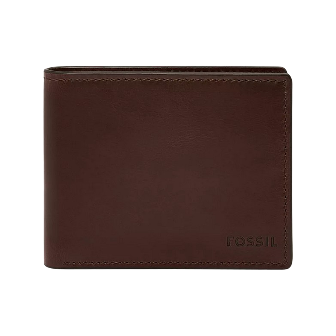 파슬 데릭 RFID 반지갑 다크 브라운(Fossil Derrick RFID Bifold Wallet Dark Brown)