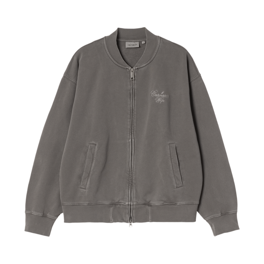 I036864-0D2-GD Carhartt WIP Longhand Bomber Black White