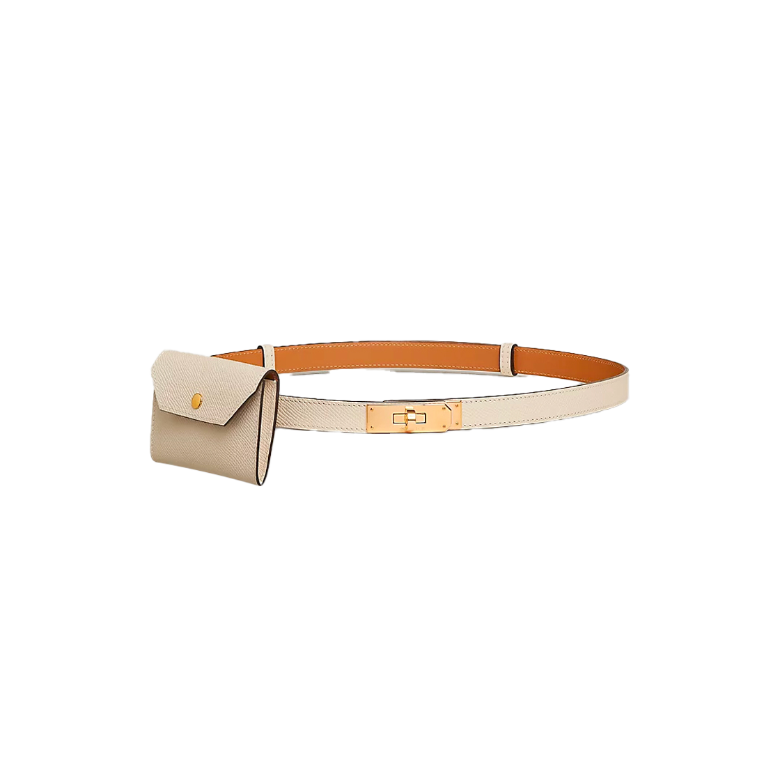 ITFM879WVV8G Hermes Kelly Pocket 18 Epsom Gold Belt H081120CC10