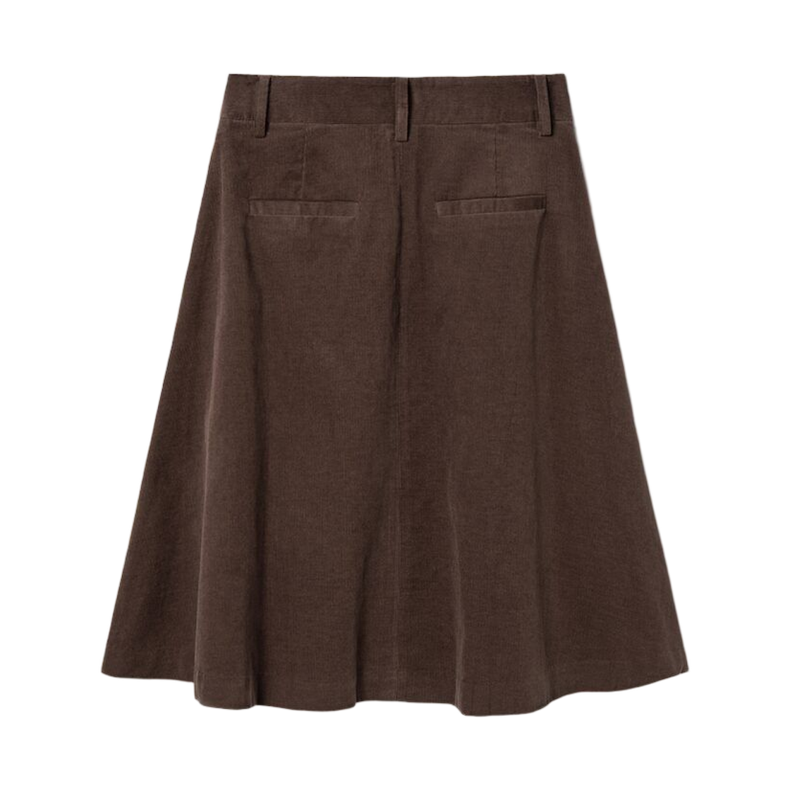 (W) 에잇세컨즈 A 라인 미디 스커트 브라운((W) 8seconds A Line Midi Skirt Brown) - 2