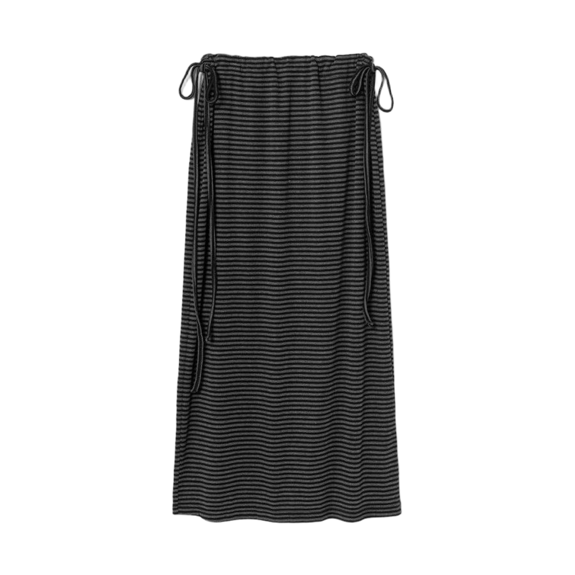 (W) 에잇세컨즈 스트라이프 저지 스커트 애쉬((W) 8seconds Stripe Jersey Skirt Ash)