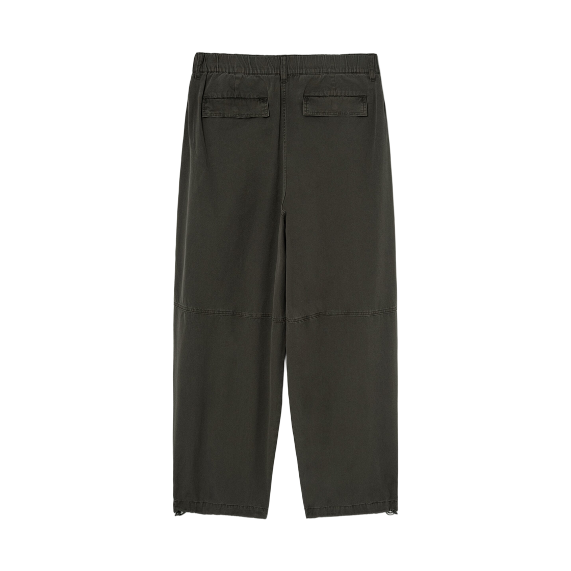 에잇세컨즈 파라슈트 가먼트 다잉 코튼 팬츠 카키(8seconds Parachute Garment Dyeing Cotton Pants Khaki) - 2