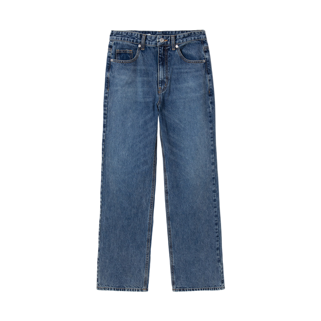 (W) 에잇세컨즈 워싱 롱 스트레이트 데님 블루((W) 8seconds Washing Long Straight Denim Blue)