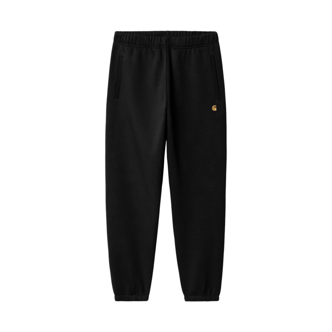 I037458-00F-XX Carhartt WIP Chase Sweatpants Black Gold