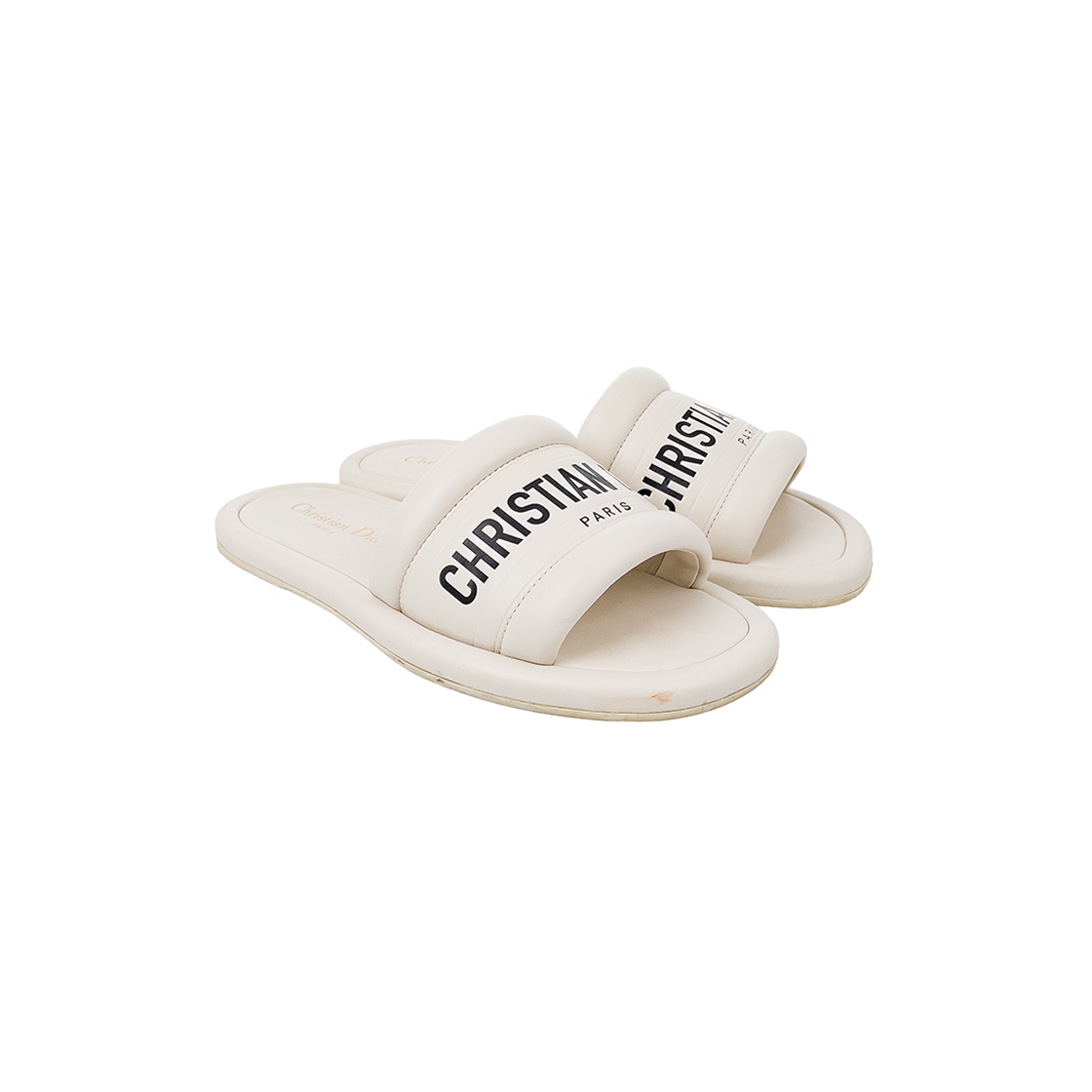 IT55LDAHC8BJ Dior Everyday Slide Slippers White & Black 6ET0880