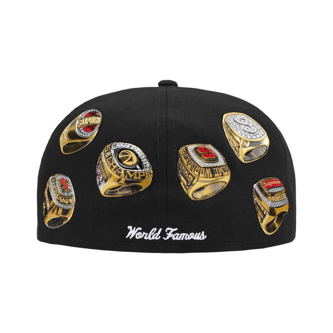 슈프림 링즈 박스 로고 뉴에라 블랙 - 26SS(Supreme Rings Box Logo New Era Black - 26SS) - 2