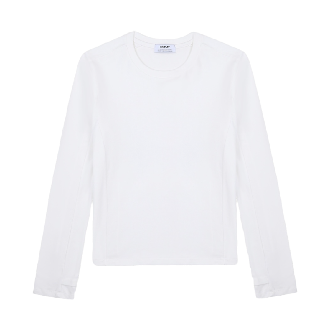 디에스엠티 우먼 코어 워머 롱슬리브 화이트(DSMT (W) Core Warmer Long Sleeve White)