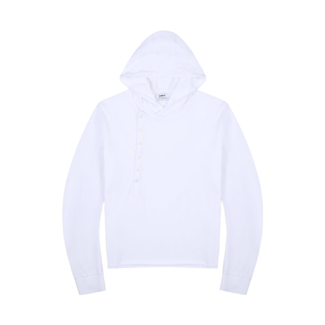 디에스엠티 우먼 엑시스 레이어 버튼 후디 아이보리(DSMT (W) Axis Layer Button Hoodie Ivory)