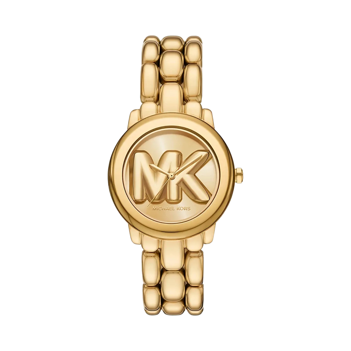 (W) 마이클 코어스 피비 쿼츠 쓰리핸드 36mm 워치 스테인리스 스틸 골드((W) Michael Kors Phoebe Quartz Three-Hand 36mm Watch Stainless Steel Gold)