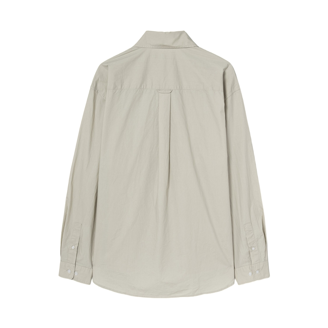 에잇세컨즈 코튼 포플린 오버핏 셔츠 베이지(8seconds Cotton Poplin Over Fit Shirt Beige) - 2