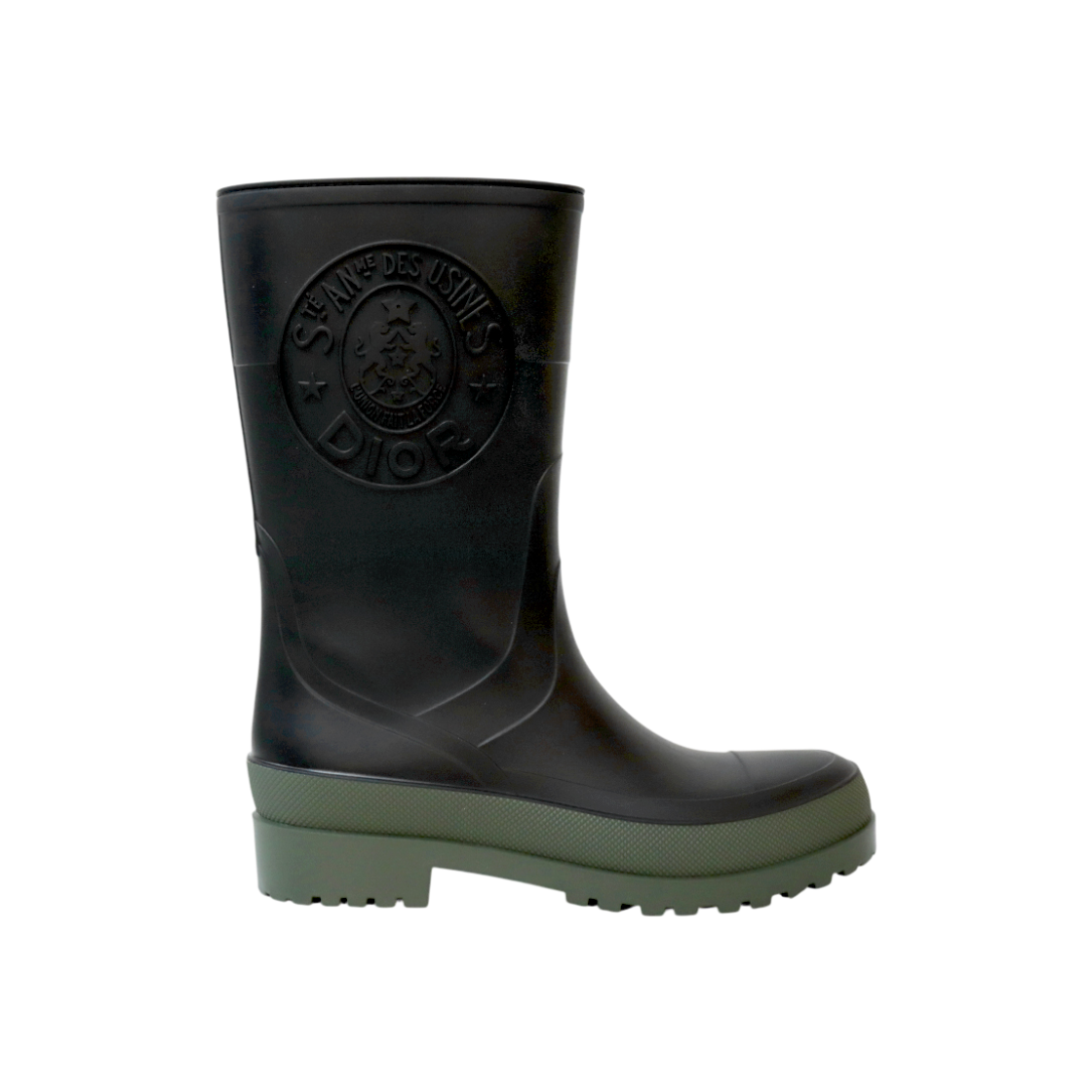 IT2H3NW5G6MD Dior Black Rubber Boots C-C59787