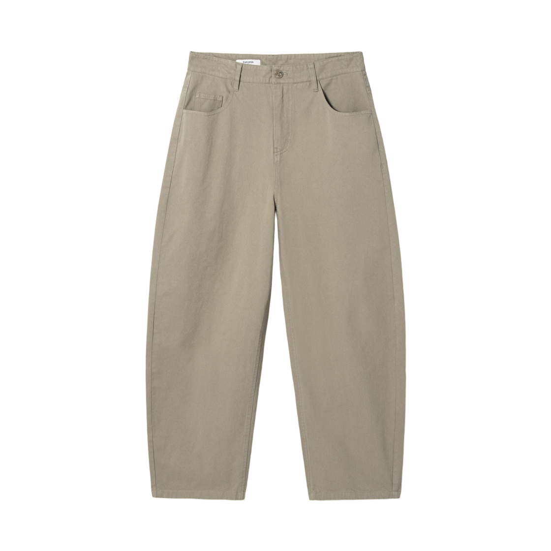 에잇세컨즈 커브드 코튼 팬츠 카키(8seconds Curved Cotton Pants Khaki)