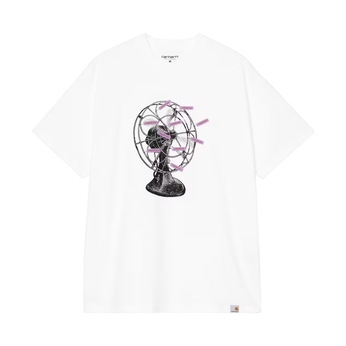 I036900-02-XX Carhartt WIP S/S Fan T-Shirt White