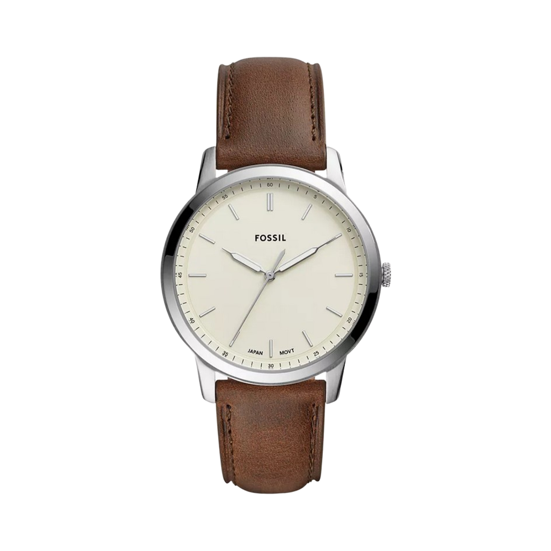 파슬 미니멀리스트 쿼츠 쓰리핸드 44mm 레더 베이지 브라운(Fossil Minimalist Quartz Three-Hand 44mm Leather Beige Brown)