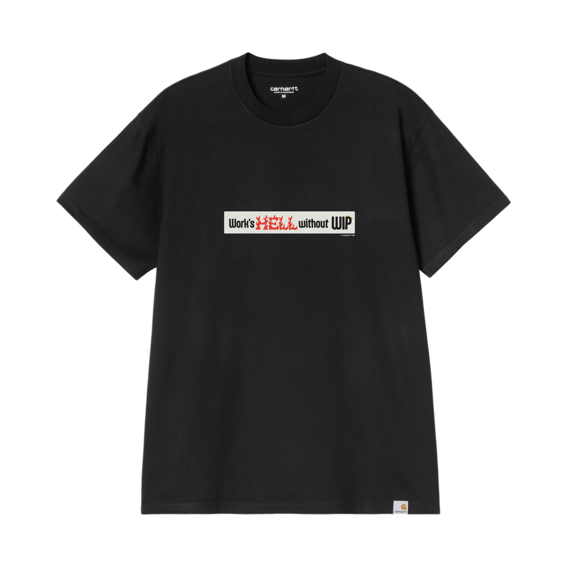 I036884-89-XX Carhartt WIP S/S Bumper Stickers T-Shirt Black