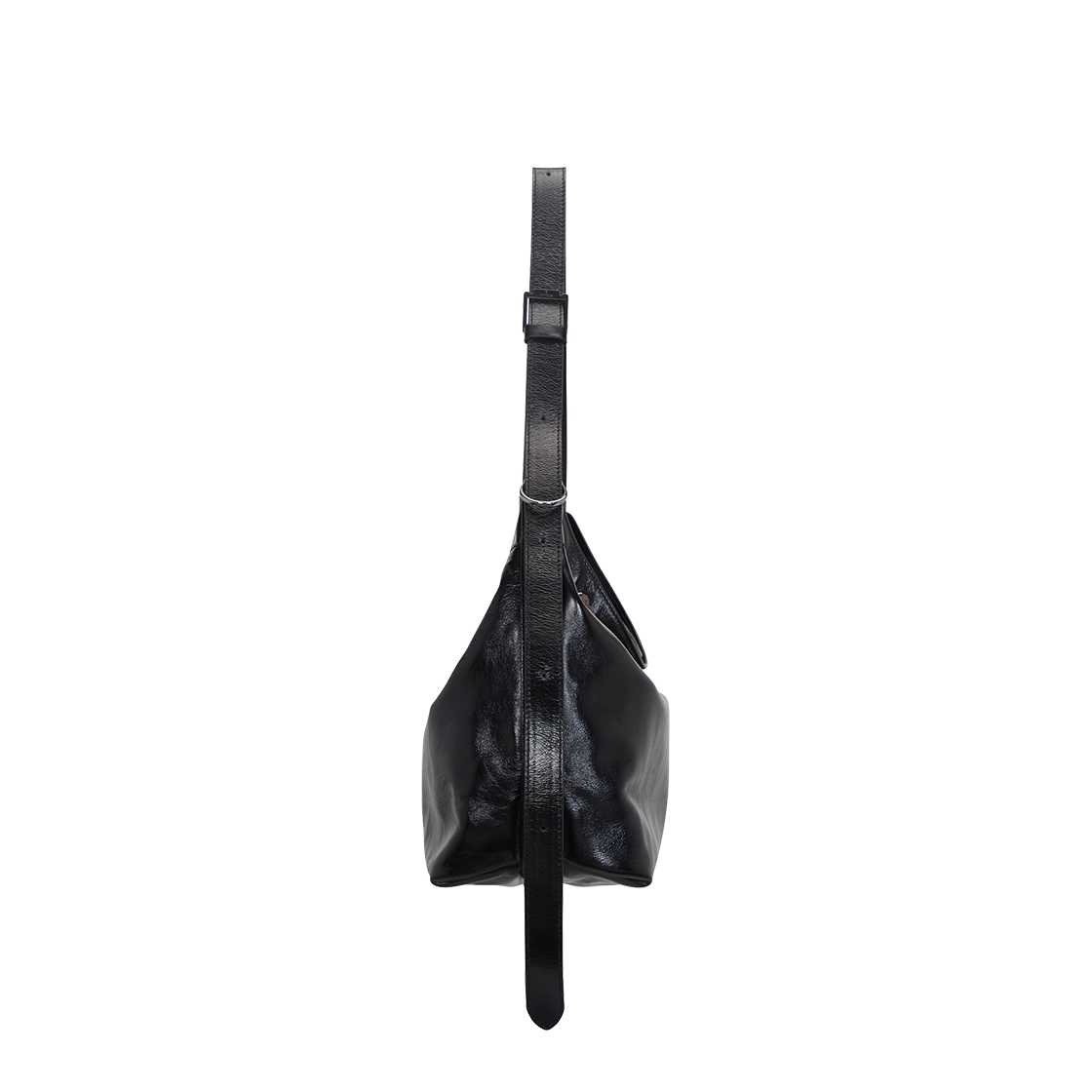 분크 퍼펙 버튼 업 소프트 호보 스몰 블랙(vunque Perfec Button Up Soft Hobo S Black) - 4