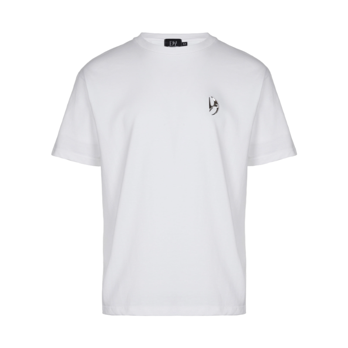 디에스엠티 메탈 로고 티셔츠 화이트(DSMT Metal Logo Top White)
