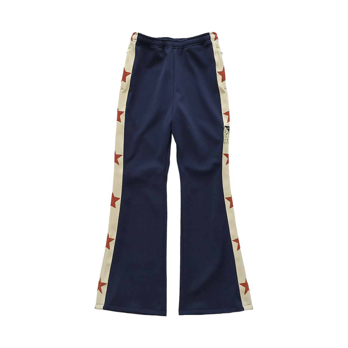 K2604LP126 Kapital Smooth Jersey Track Pants Betsy Ross Navy Red