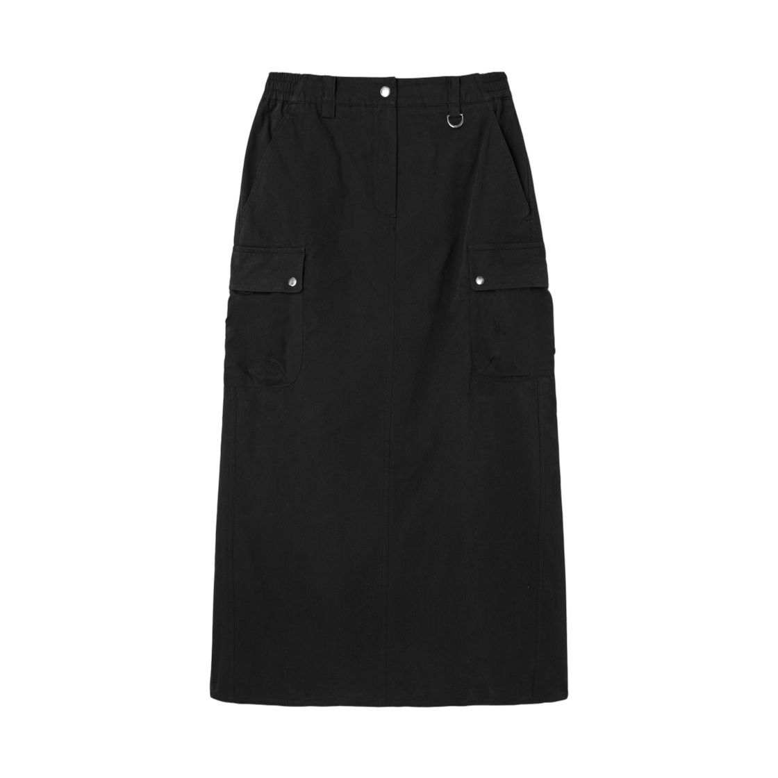 (W) 에잇세컨즈 카고 맥시 스커트 블랙((W) 8seconds Cargo Maxi Skirt Black) - 1