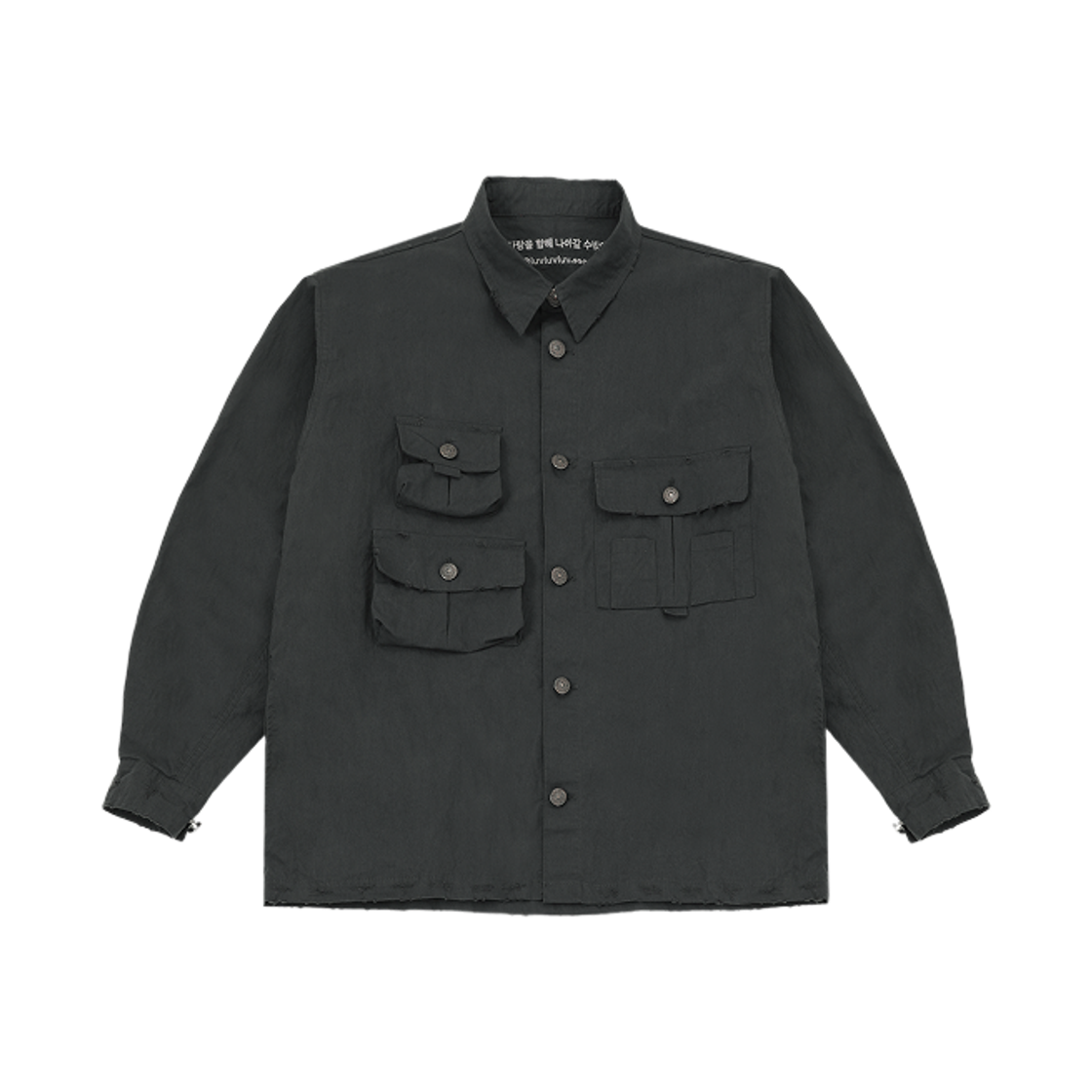 P0000MFL_copy LUVLUVLUV FR Still Alive Utility Jacket NV