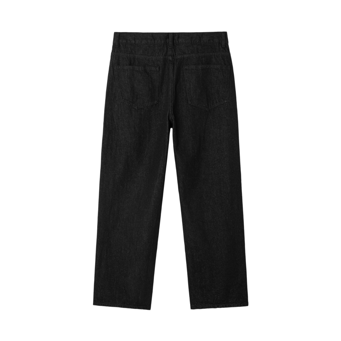 에잇세컨즈 에센셜 세미와이드핏 데님 팬츠 블랙(8seconds Essentials Semi Wide Fit Denim Pants Black) - 2