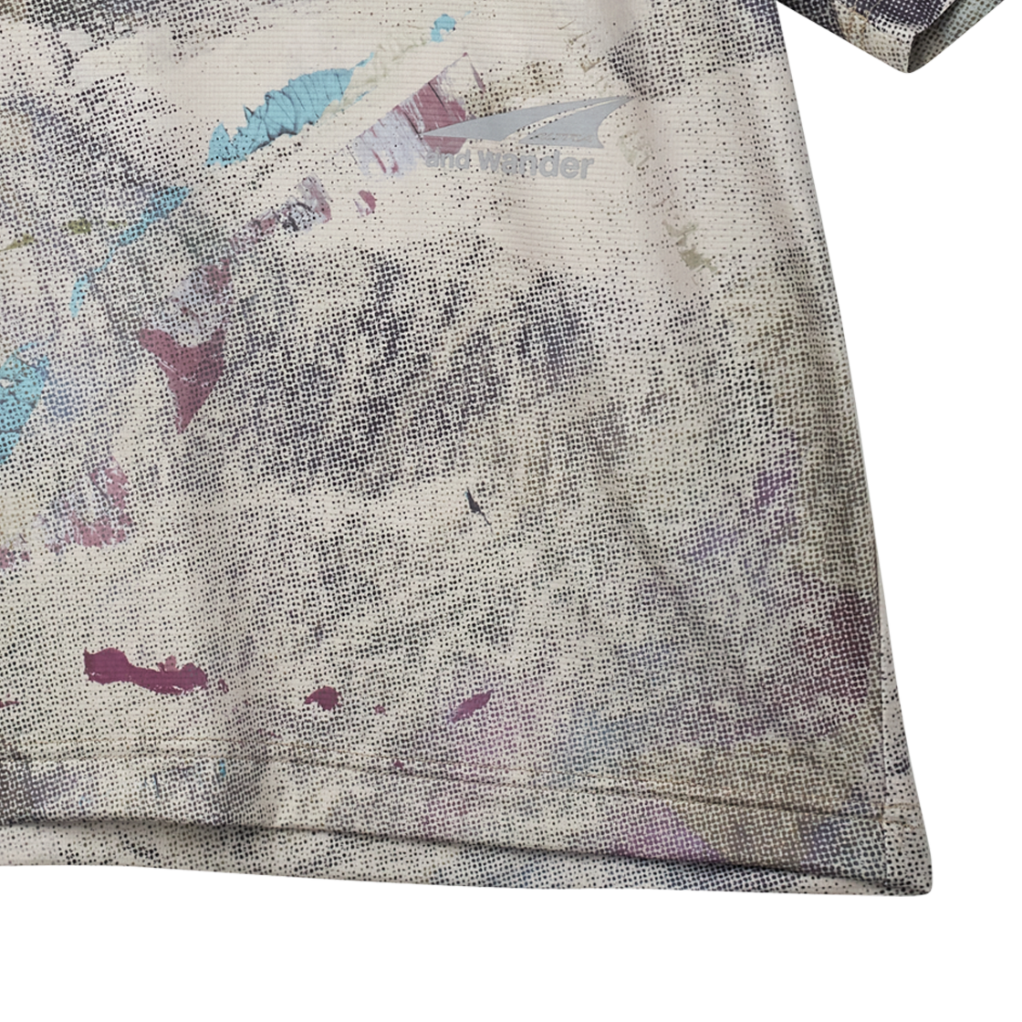 앤드 원더 x 알트라 AL03 그래픽 SS 티셔츠 베이지 - 26FW(And Wander x Altra AL03 Graphic SS T Beige - 26FW) - 5