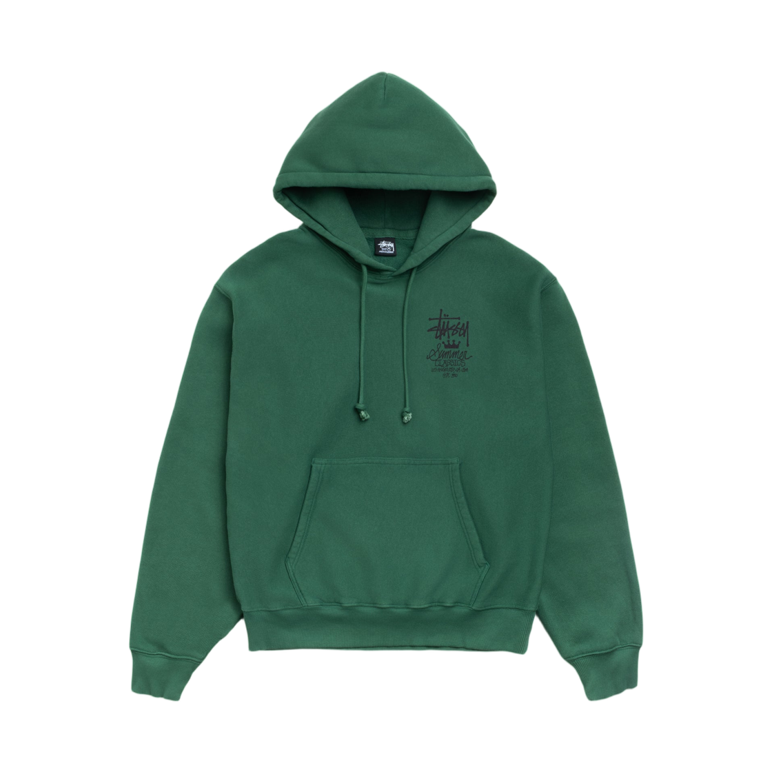 스투시 썸머 클래식 후드 가먼트 다이드 파인(Stussy Summer Classics Hoodie Garment Dyed Pine) - 2