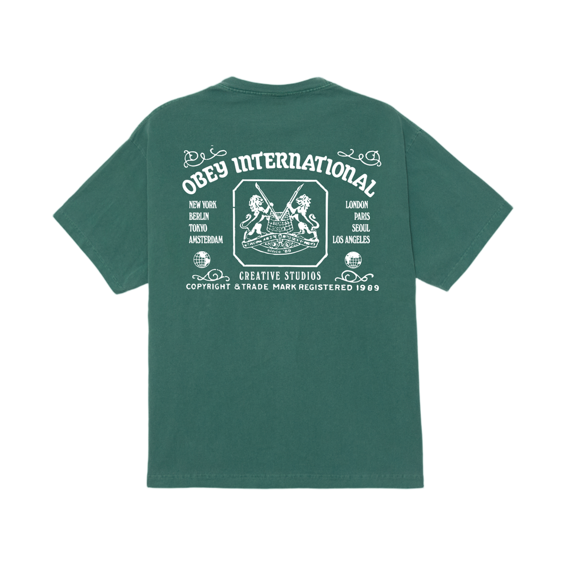 167924341 Obey Creative Studios Pigment T-Shirt Pigment Rainforest