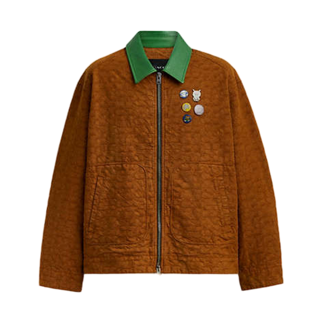 코치 x 브레인 데드 집 프론트 블루종 브라운(Coach x Brain Dead Zip-Front Blouson Brown)