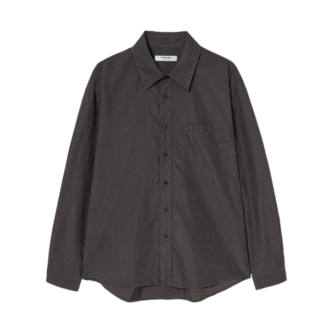 에잇세컨즈 소프트 터치 오버핏 셔츠 브라운(8seconds Soft Touch Over Fit Shirt Brown)