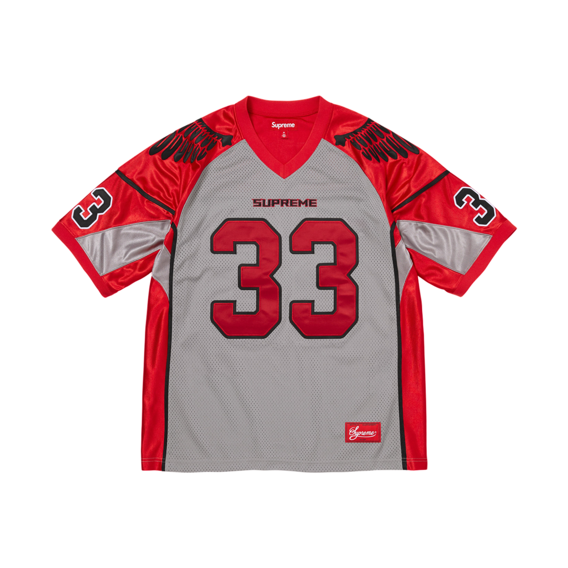 - Supreme Wings Football Jersey Grey - 26SS
