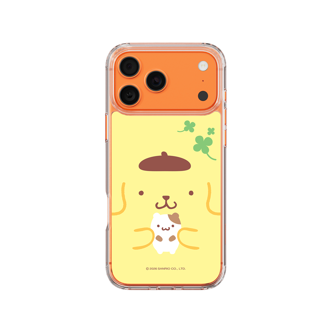폼폼푸린 얼굴 클리어 마그넷 케이스 for iPhone17 Series(POMPOMPURIN Face Clear Magnet Case for iPhone17 Series)