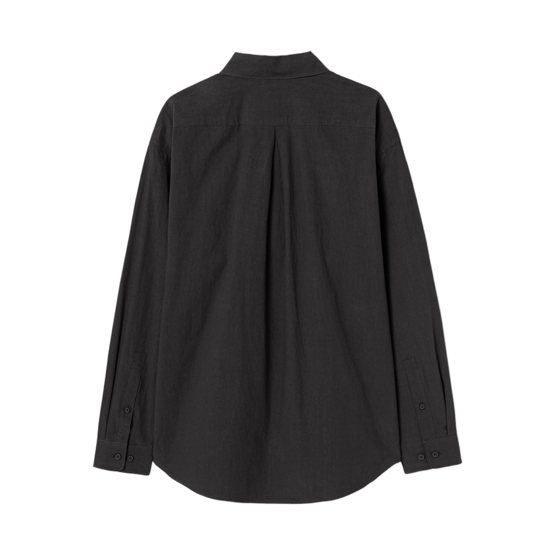 에잇세컨즈 빈티지 코튼 셔츠 블랙(8seconds Vintage Cotton Shirt Black) - 2