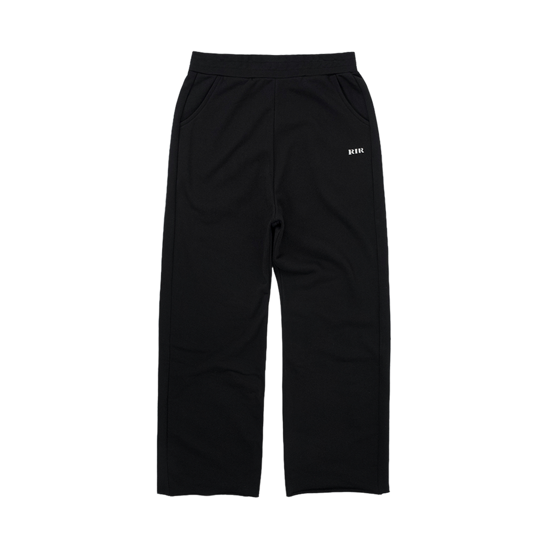 리파이너 서피스 컷오프 스웨트팬츠 블랙(REPINER Surface Cut-off Sweat Pants Black)
