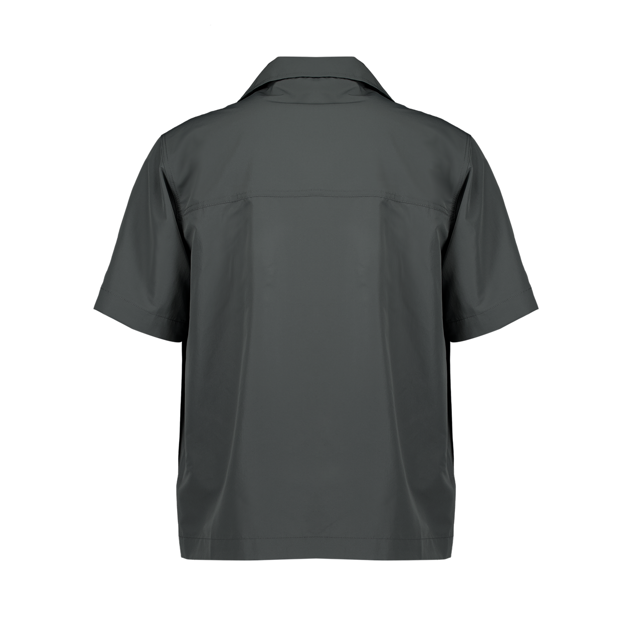 언더마이카 글라이드 오픈 칼라 셔츠 틸 그레이(Undermycar Glide Open Collar Shirts Teal Gray) - 2