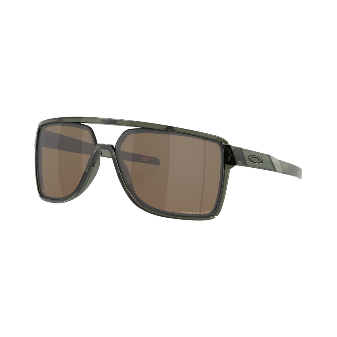 OO9147-04-63 Oakley Castel Olive Ink Frame Prizm Tungsten Polarized Lenses High Bridge Fit