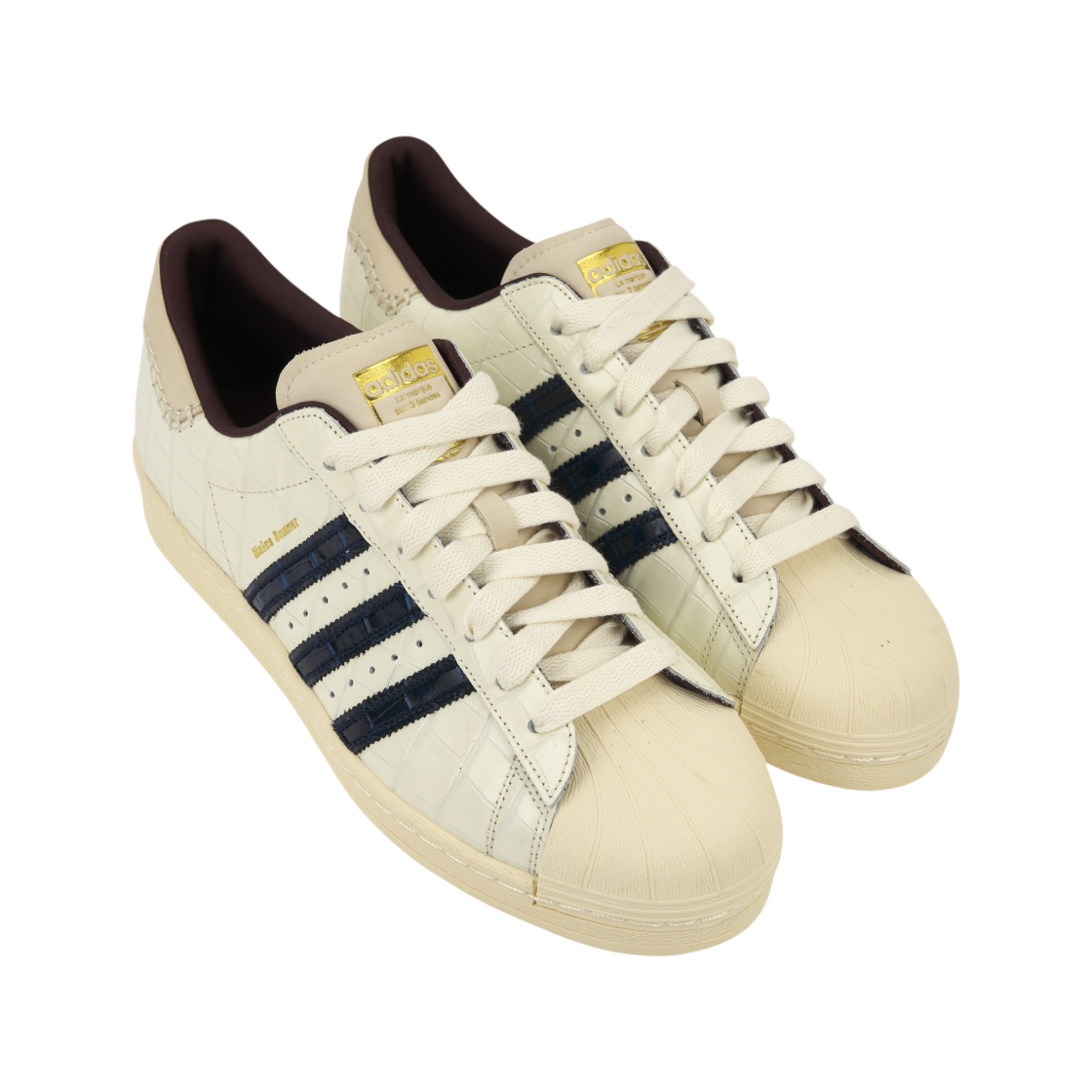 아디다스 x 웨일스 보너 슈퍼스타 원더 화이트 컬리지에이트 네이비(Adidas x Wales Bonner Superstar Wonder White Collegiate Navy) - 4