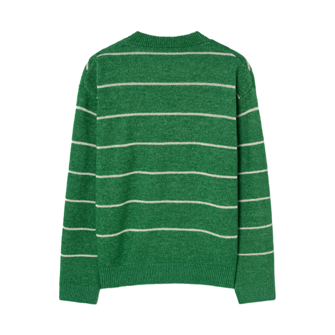 에잇세컨즈 핀 스트라이프 라운드 니트 그린(8seconds Pin Stripe Round Knit Green) - 2
