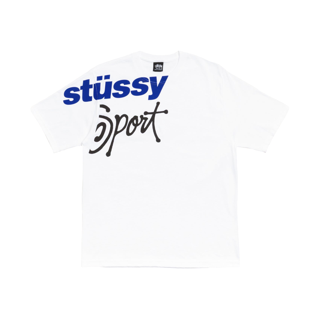 1905188 Stussy Sport Stone Washed T-Shirt White