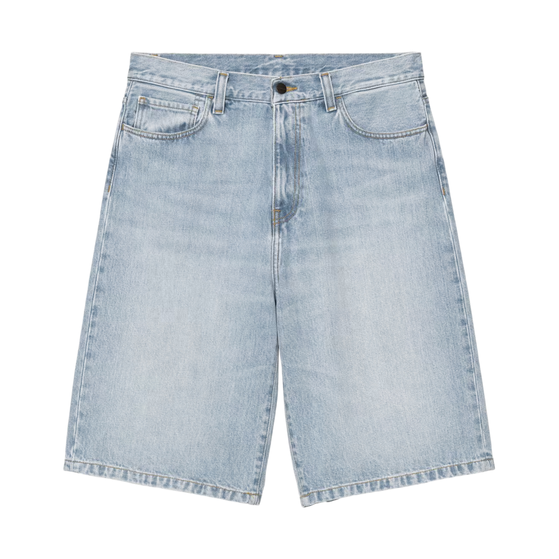 칼하트 WIP 랭던 쇼츠 블루 헤비 원 블리치드(Carhartt WIP Langdon Shorts Blue Heavy Worn Bleached) - 2