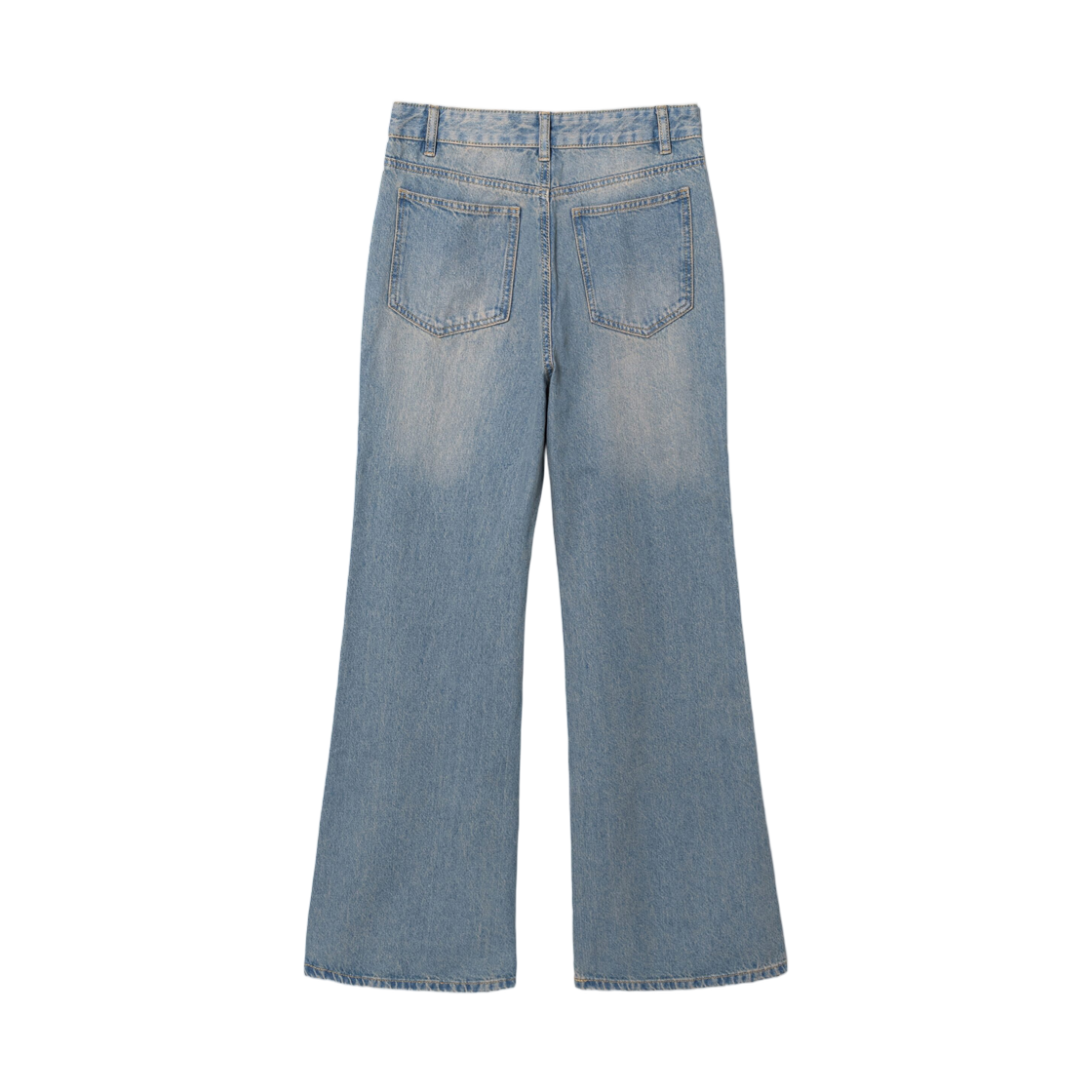 (W) 에잇세컨즈 스트롱 워싱 롱 부츠컷 라이트웨이트 데님 블루((W) 8seconds Strong Washing Long Bootcut Lightweight Denim Blue) - 2