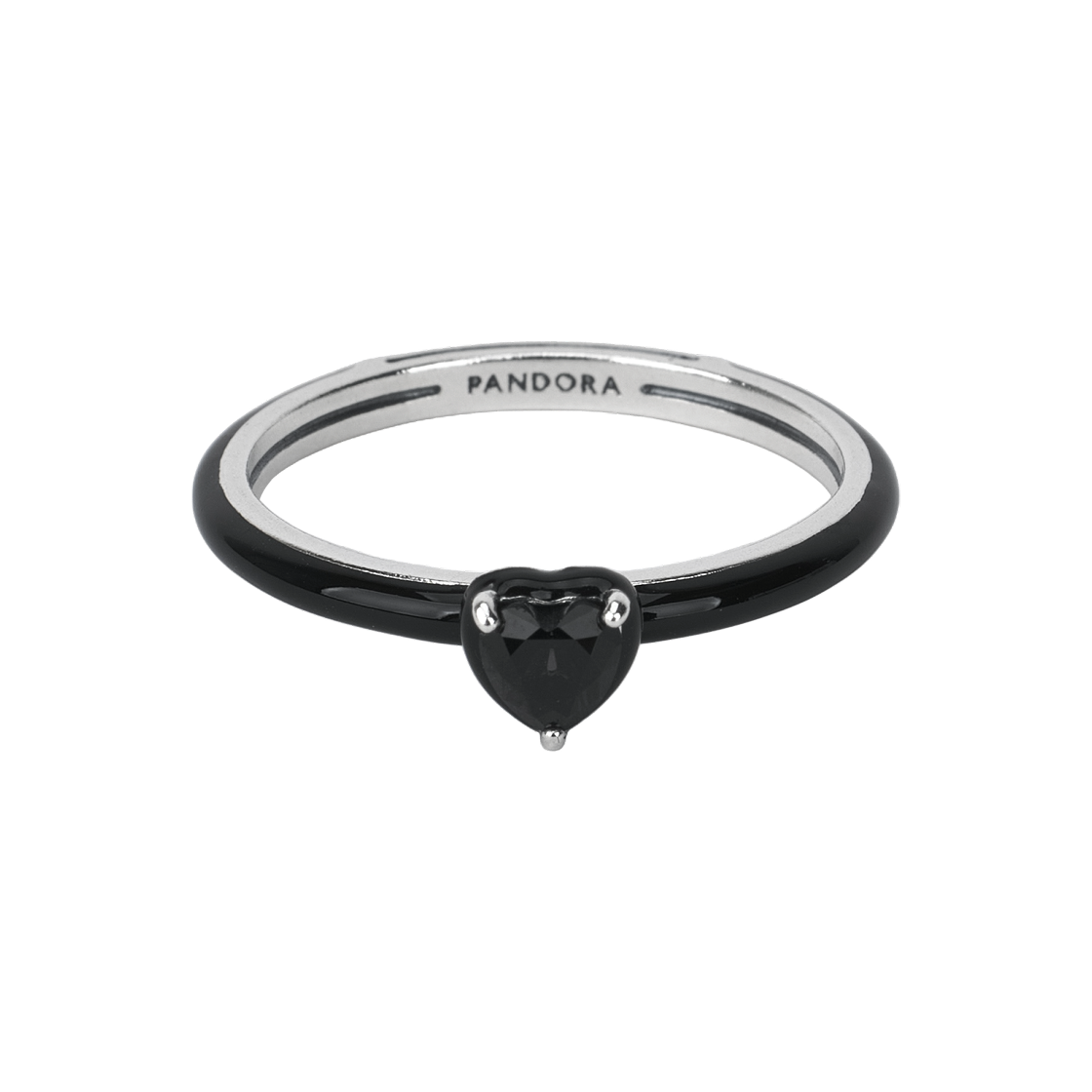 193088C01 (W) Pandora ME Chakra Heart Ring Black