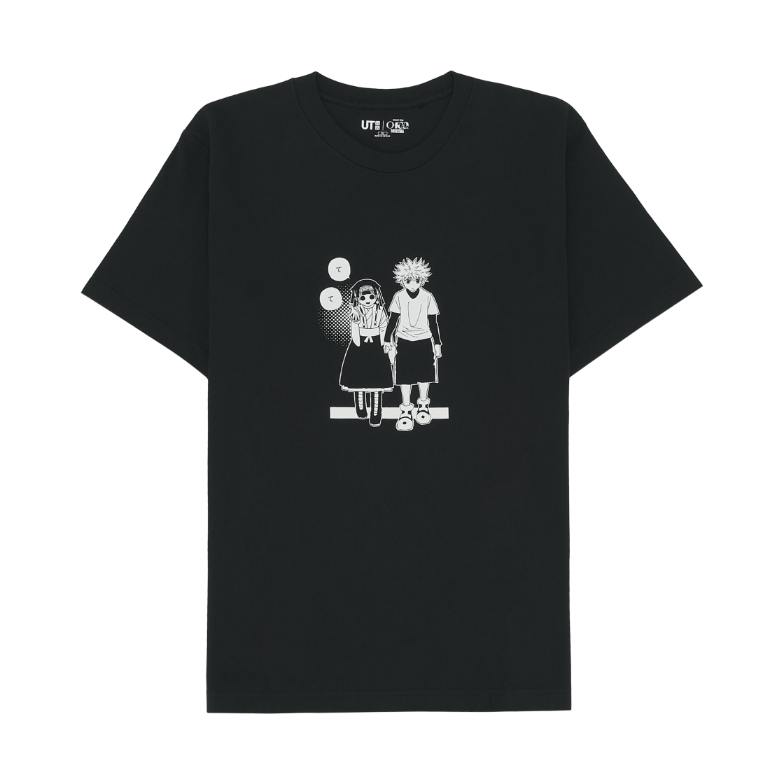 유니클로 UT 슈에이샤 창립 100주년 헌터 x 헌터 티셔츠 블랙(Uniqlo UT Shueisha 100th Anniversary Hunter x Hunter T-Shirt Black)