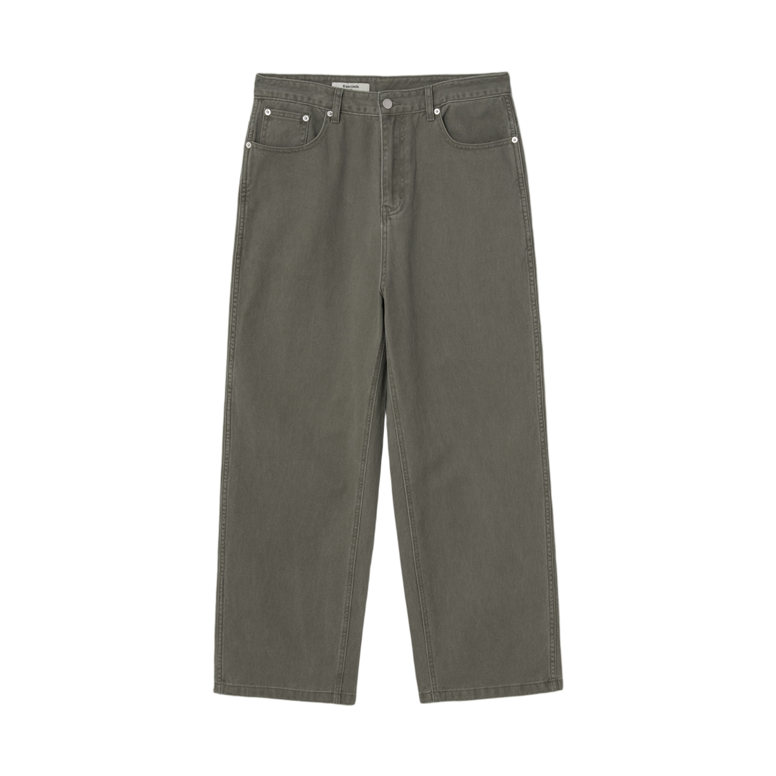 455121CQ4H 8seconds Cotton Washing Pants Khaki