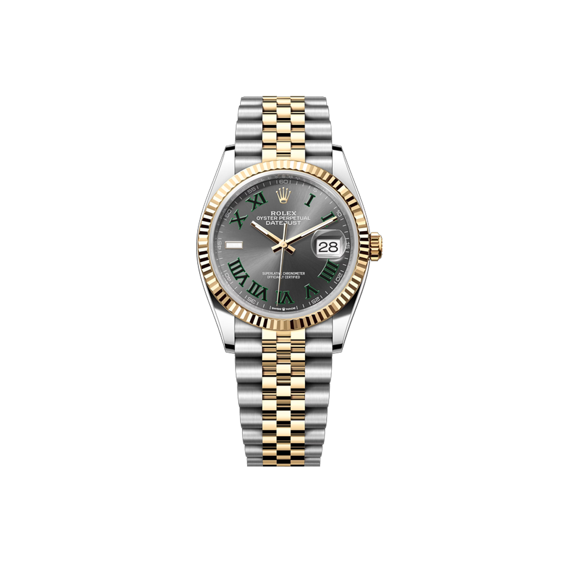 롤렉스 데이저스트 36-126233 슬레이트 로마+바 쥬빌리 NO.7958(Rolex Datejust 126233 Slate Roman + Bar Jubilee No. 7958) - 1